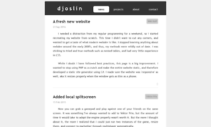 Djoslin.info thumbnail