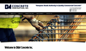 Dmconcrete.net thumbnail