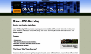 Dnabarcodingcourses.com thumbnail