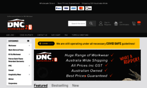 Dncworkwear2u.com.au thumbnail