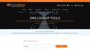 Dns.hostdime.com thumbnail