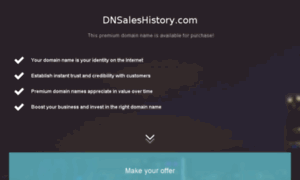 Dnsaleshistory.com thumbnail