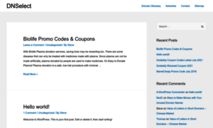 Dnselect.com thumbnail