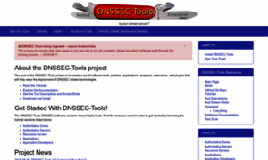 Dnssec-tools.org thumbnail