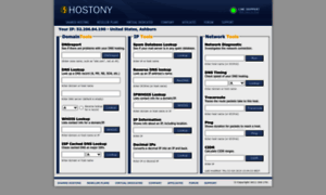 Dnsstuff.hostony.com thumbnail