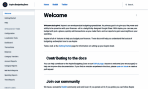 Docs.aspirebudget.com thumbnail