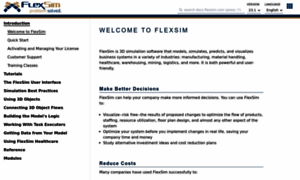 Docs.flexsim.com thumbnail