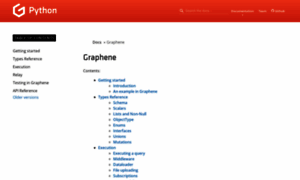 Docs.graphene-python.org thumbnail