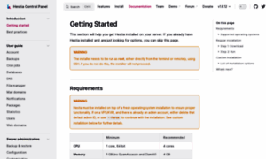 Docs.hestiacp.com thumbnail