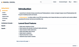 Docs.laravel-excel.com thumbnail