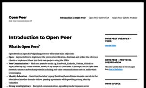 Docs.openpeer.org thumbnail