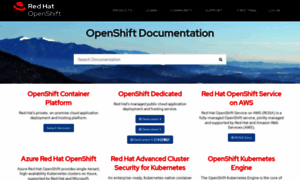 Docs.openshift.com thumbnail
