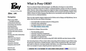 Docs.ponyorm.org thumbnail