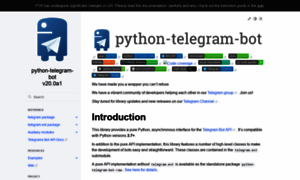 Docs.python-telegram-bot.org thumbnail