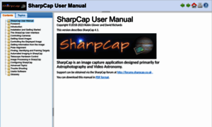 Docs.sharpcap.co.uk thumbnail