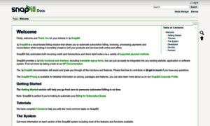 Docs.snapbill.com thumbnail