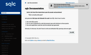 Docs.sqlc.dev thumbnail