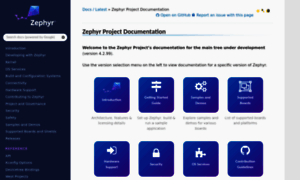 Docs.zephyrproject.org thumbnail