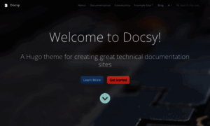 Docsy.dev thumbnail