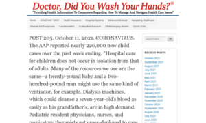 Doctordidyouwashyourhands.com thumbnail