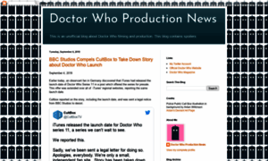 Doctorwhoproductionnews.blogspot.com thumbnail