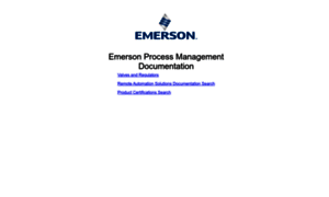 Documentation.emersonprocess.com thumbnail