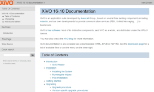 Documentation.xivo.fr thumbnail
