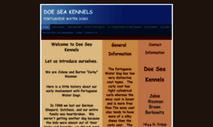 Doe-sea-portuguese-waterdog-kennels.com thumbnail