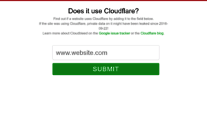 Doesitusecloudflare.com thumbnail