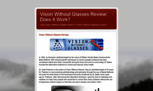 Doesvisionwithoutglasseswork.blogspot.com thumbnail