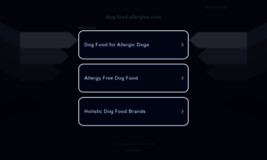 Dog-food-allergies.com thumbnail