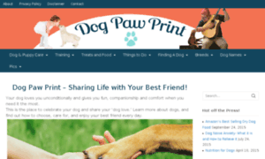 Dog-paw-print.com thumbnail