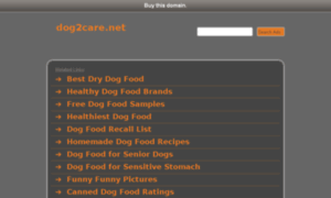 Dog2care.net thumbnail
