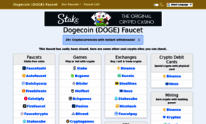 Doge-faucet.com thumbnail