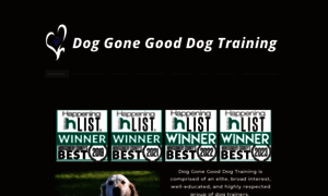 Doggonegooddogtraining.com thumbnail