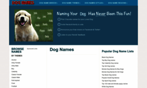 Dognamespro.com thumbnail