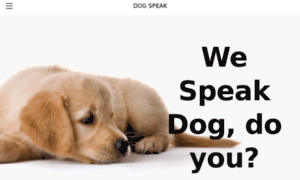 Dogspeakny.com thumbnail