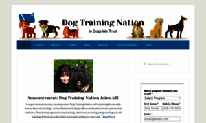 Dogtrainingnation.com thumbnail