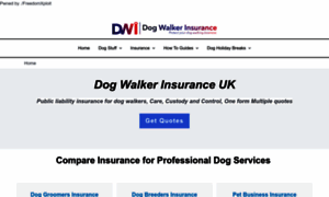 Dogwalkerinsurance.co.uk thumbnail