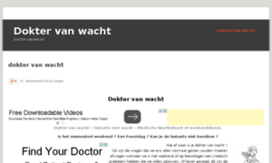 Doktervanwacht.net thumbnail