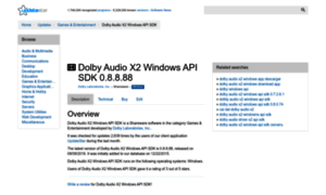 Dolby-audio-x2-windows-api-sdk.updatestar.com thumbnail