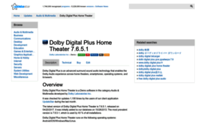 dolby digital plus home theater 7.5.1.1 download