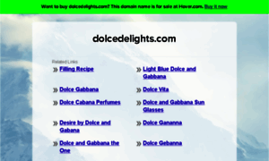 Dolcedelights.com thumbnail