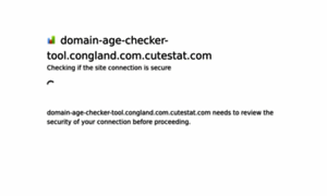 Domain-age-checker-tool.congland.com.cutestat.com thumbnail