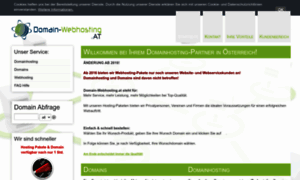 Domain-webhosting.at thumbnail