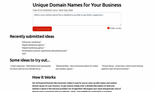 Domainbrainstormer.com thumbnail