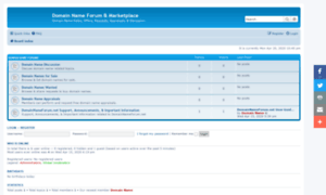 Domainnameforum.net thumbnail