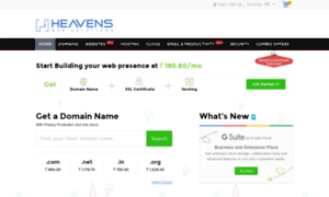 Domains.heavenswebsolutions.com thumbnail