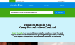 Domains4less.co.nz thumbnail