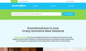Domains4less.net.nz thumbnail